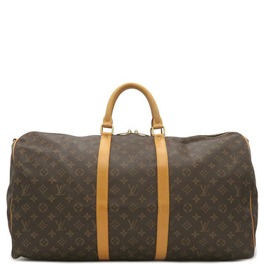 ルイヴィトン LOUIS VUITTON キーポル バンドリエール 55 M41414 モノグラム モノグラムキャンバス ボストンバッグ ゴールド金具 旅行 鍵・パドロック欠品