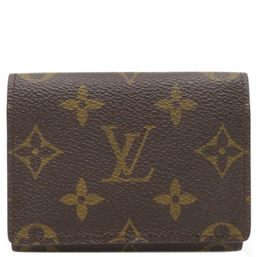 ルイヴィトン LOUIS VUITTON アンヴェロップ カルト ドゥ ヴィジット M62920 モノグラム モノグラムキャンバス 名刺入れ 茶 カードケース 定期入れ