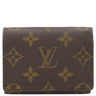 ルイヴィトン LOUIS VUITTON アンヴェロップ カルト ドゥ ヴィジット M62920 モノグラム モノグラムキャンバス 名刺入れ 茶 カードケース 定期入れ