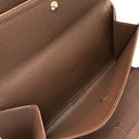 ルイヴィトン LOUIS VUITTON ポルトトレゾール インターナショナル M61215 モノグラム モノグラムキャンバス 長財布 ゴールド金具 茶 三つ折り