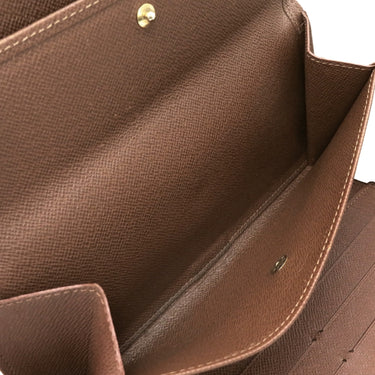 ルイヴィトン LOUIS VUITTON ポルトトレゾール インターナショナル M61215 モノグラム モノグラムキャンバス 長財布 ゴールド金具 茶 三つ折り