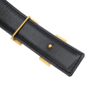 エルメス HERMES ミニコンスタンス Ｈ 75 ゴールド×ブラック クシュベル ボックスカーフ ＃72 ベルト ゴールド金具 リバーシブル