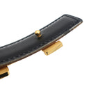エルメス HERMES ミニコンスタンス Ｈ 75 ゴールド×ブラック クシュベル ボックスカーフ ＃72 ベルト ゴールド金具 リバーシブル