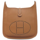 エルメス HERMES エヴリン1 GM ゴールド トリヨンクレマンス ショルダーバッグ シルバー金具 茶