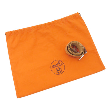 エルメス HERMES エヴリン1 GM ゴールド トリヨンクレマンス ショルダーバッグ シルバー金具 茶