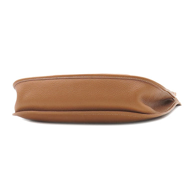 エルメス HERMES エヴリン1 GM ゴールド トリヨンクレマンス ショルダーバッグ シルバー金具 茶