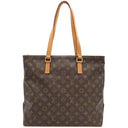 ルイヴィトン LOUIS VUITTON カバ メゾ M51151 モノグラム モノグラムキャンバス トートバッグ ゴールド金具 茶 肩掛け ショルダー