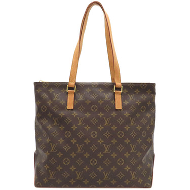 ルイヴィトン LOUIS VUITTON カバ メゾ M51151 モノグラム モノグラムキャンバス トートバッグ ゴールド金具 茶 肩掛け ショルダー
