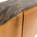 ルイヴィトン LOUIS VUITTON カバ メゾ M51151 モノグラム モノグラムキャンバス トートバッグ ゴールド金具 茶 肩掛け ショルダー