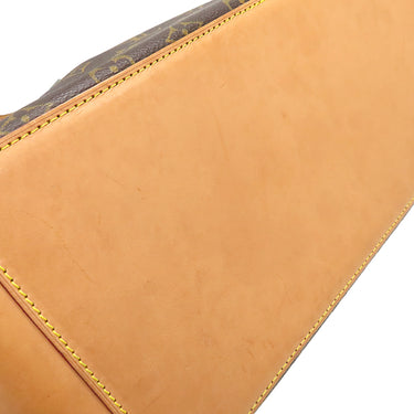 ルイヴィトン LOUIS VUITTON カバ メゾ M51151 モノグラム モノグラムキャンバス トートバッグ ゴールド金具 茶 肩掛け ショルダー