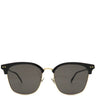 ボッテガヴェネタ BOTTEGA VENETA ブロータイプ 56□18 BV0155SK ブラック プラスチック メタル サングラス ゴールド金具 黒 ハーフリム