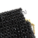 フェンディ FENDI ピコ バゲット 7AR906ADC8F0KUR ブラック ビーズ GP ポーチ ゴールド金具 黒 AirPodsホルダー