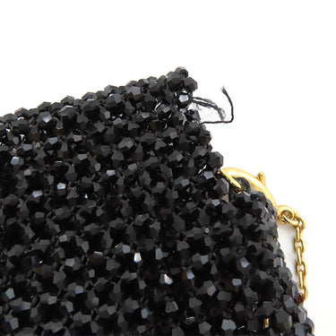 フェンディ FENDI ピコ バゲット 7AR906ADC8F0KUR ブラック ビーズ GP ポーチ ゴールド金具 黒 AirPodsホルダー