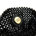 フェンディ FENDI ピコ バゲット 7AR906ADC8F0KUR ブラック ビーズ GP ポーチ ゴールド金具 黒 AirPodsホルダー