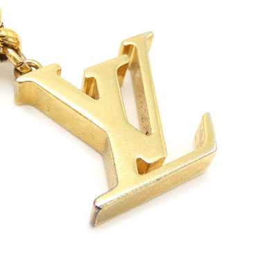 ルイヴィトン LOUIS VUITTON フルール ドゥ モノグラム M65111 ピンクベージュ×アイボリー GP エナメル バッグチャーム ゴールド金具 LVロゴ キーホルダー