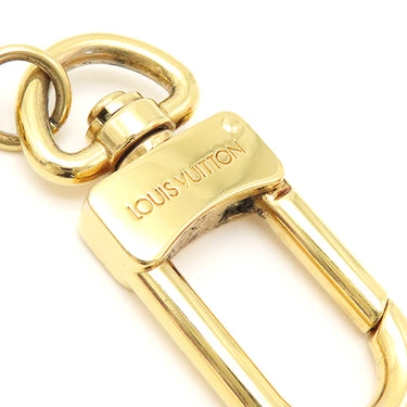 ルイヴィトン LOUIS VUITTON フルール ドゥ モノグラム M65111 ピンクベージュ×アイボリー GP エナメル バッグチャーム ゴールド金具 LVロゴ キーホルダー