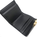 セリーヌ CELINE スモール フラップウォレット トリオンフ 10D783DPV38NO ブラック カーフ 三つ折り財布 ゴールド金具 黒