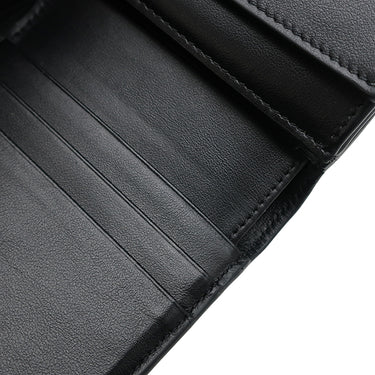 セリーヌ CELINE スモール フラップウォレット トリオンフ 10D783DPV38NO ブラック カーフ 三つ折り財布 ゴールド金具 黒