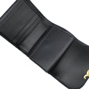セリーヌ CELINE スモール フラップウォレット トリオンフ 10D783DPV38NO ブラック カーフ 三つ折り財布 ゴールド金具 黒