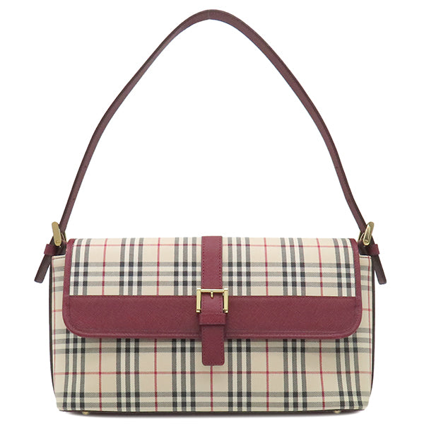 BURBERRY バーバリー ショルダーバッグ ノバチェック シャドーホース