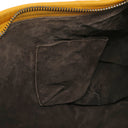 ボッテガヴェネタ BOTTEGA VENETA ホーボー イエロー レザー ハンドバッグ ガンメタル金具 黄色 肩掛け ワンショルダー