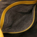 ボッテガヴェネタ BOTTEGA VENETA ホーボー イエロー レザー ハンドバッグ ガンメタル金具 黄色 肩掛け ワンショルダー