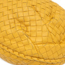 ボッテガヴェネタ BOTTEGA VENETA ホーボー イエロー レザー ハンドバッグ ガンメタル金具 黄色 肩掛け ワンショルダー