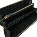 プラダ PRADA メタルロゴ ラウンドファスナー 1ML506 NERO サフィアーノレザー 長財布 ゴールド金具 黒 SAFFIANO METAL