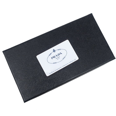 プラダ PRADA メタルロゴ ラウンドファスナー 1ML506 NERO サフィアーノレザー 長財布 ゴールド金具 黒 SAFFIANO METAL