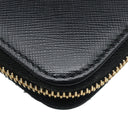 プラダ PRADA メタルロゴ ラウンドファスナー 1ML506 NERO サフィアーノレザー 長財布 ゴールド金具 黒 SAFFIANO METAL