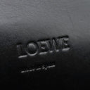 ロエベ LOEWE バルセロナ スモール ベージュ×ブラック パイソン レザー 2WAYバッグ ゴールド金具 黒 ショルダー クラッチ