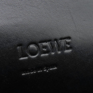 ロエベ LOEWE バルセロナ スモール ベージュ×ブラック パイソン レザー 2WAYバッグ ゴールド金具 黒 ショルダー クラッチ