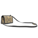 ロエベ LOEWE バルセロナ スモール ベージュ×ブラック パイソン レザー 2WAYバッグ ゴールド金具 黒 ショルダー クラッチ