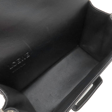 ロエベ LOEWE バルセロナ スモール ベージュ×ブラック パイソン レザー 2WAYバッグ ゴールド金具 黒 ショルダー クラッチ