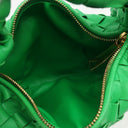 ボッテガヴェネタ BOTTEGA VENETA ミニ ジョディ 651876VCPP53802 グリーン レザー ハンドバッグ ゴールド金具 緑