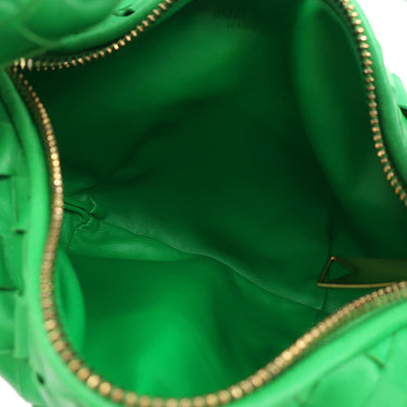 ボッテガヴェネタ BOTTEGA VENETA ミニ ジョディ 651876VCPP53802 グリーン レザー ハンドバッグ ゴールド金具 緑