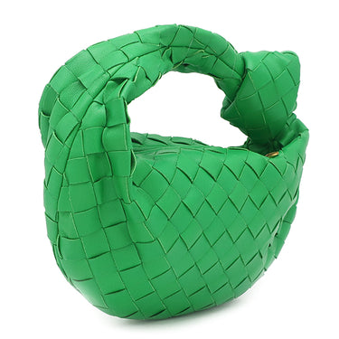 ボッテガヴェネタ BOTTEGA VENETA ミニ ジョディ 651876VCPP53802 グリーン レザー ハンドバッグ ゴールド金具 緑