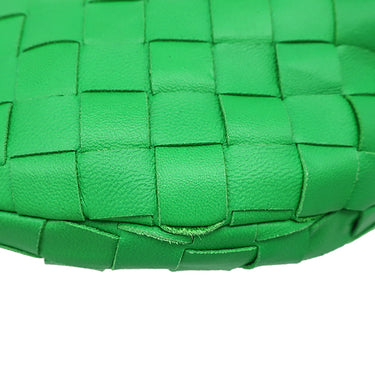 ボッテガヴェネタ BOTTEGA VENETA ミニ ジョディ 651876VCPP53802 グリーン レザー ハンドバッグ ゴールド金具 緑