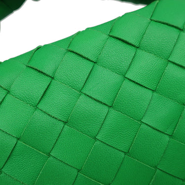 ボッテガヴェネタ BOTTEGA VENETA ミニ ジョディ 651876VCPP53802 グリーン レザー ハンドバッグ ゴールド金具 緑