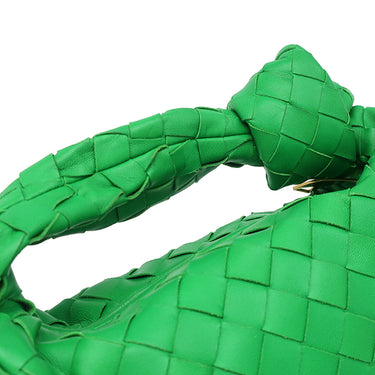 ボッテガヴェネタ BOTTEGA VENETA ミニ ジョディ 651876VCPP53802 グリーン レザー ハンドバッグ ゴールド金具 緑