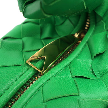 ボッテガヴェネタ BOTTEGA VENETA ミニ ジョディ 651876VCPP53802 グリーン レザー ハンドバッグ ゴールド金具 緑