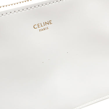 セリーヌ CELINE ティーン サプル クラシック パニエ 115802FF7 ベージュ×ホワイト ラフィア レザー 2WAYバッグ ゴールド金具 カゴバッグ バスケット ストローバッグ