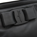 サルヴァトーレ・フェラガモ Salvatore Ferragamo ヴィヴァ ボウ バッグ ブラック レザー ショルダーバッグ ブラック金具 黒 肩掛け トート