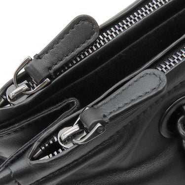 サルヴァトーレ・フェラガモ Salvatore Ferragamo ヴィヴァ ボウ バッグ ブラック レザー ショルダーバッグ ブラック金具 黒 肩掛け トート