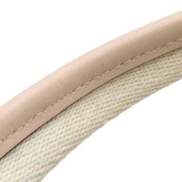 クロエ Chloe リネン製 Woody ミニトートバッグ CHC22AP237I266J5 セメントピンク リネン リネンキャンバス シャイニーカーフスキン 2WAYバッグ ハンドバッグ ショルダー