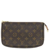 ルイヴィトン LOUIS VUITTON ポシェット アクセソワール M51980 モノグラム モノグラムキャンバス アクセサリーポーチ ゴールド金具 茶 ポーチ ハンドバッグ