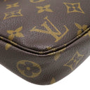 ルイヴィトン LOUIS VUITTON ポシェット アクセソワール M51980 モノグラム モノグラムキャンバス アクセサリーポーチ ゴールド金具 茶 ポーチ ハンドバッグ