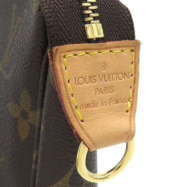 ルイヴィトン LOUIS VUITTON ポシェット アクセソワール M51980 モノグラム モノグラムキャンバス アクセサリーポーチ ゴールド金具 茶 ポーチ ハンドバッグ