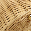 グッチ GUCCI ホースビット 1955 バケットバッグ 649852 ベージュ×ブラック レザー ウイッカー ハンドバッグ ゴールド金具 カゴバッグ