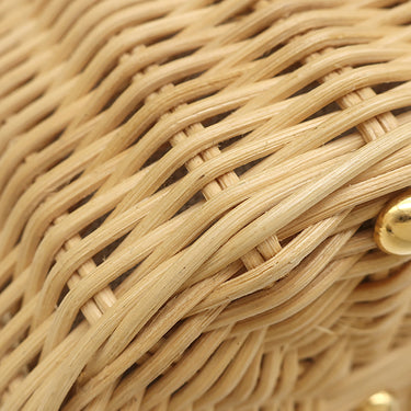 グッチ GUCCI ホースビット 1955 バケットバッグ 649852 ベージュ×ブラック レザー ウイッカー ハンドバッグ ゴールド金具 カゴバッグ